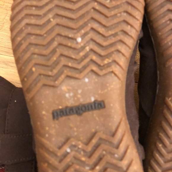 Patagonia brown expresso plaid booties, size 8 - Picture 10 of 12